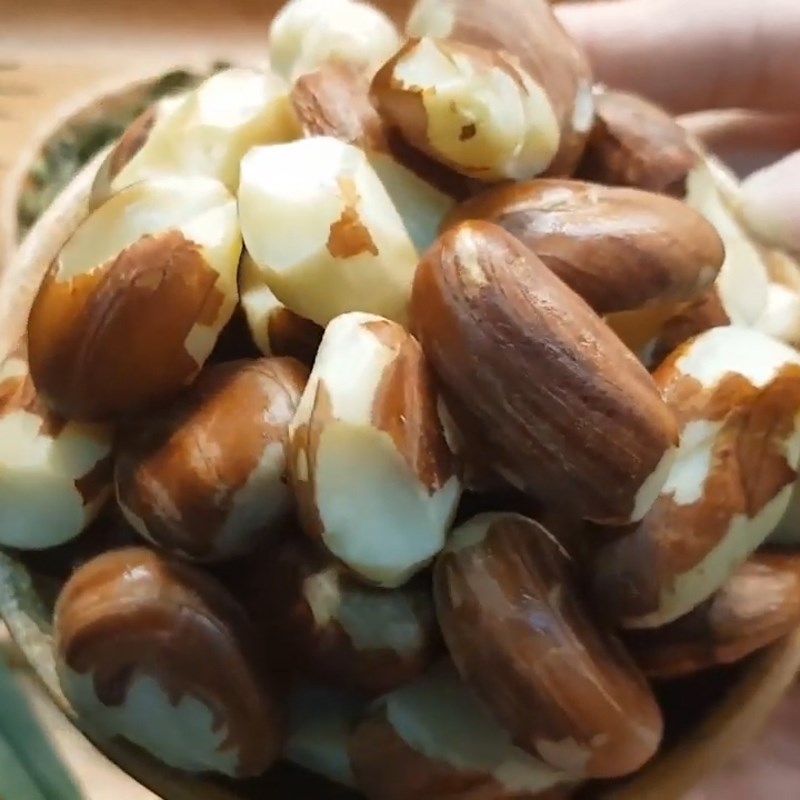 Step 1 Boil and peel jackfruit seeds Jackfruit Seed Milk