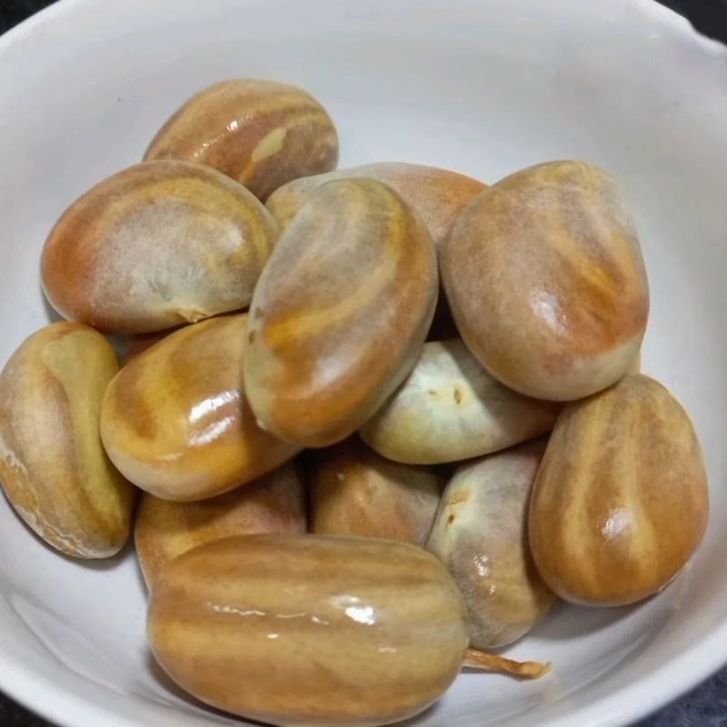 Step 1 Boil and peel jackfruit seeds Jackfruit Seed Milk