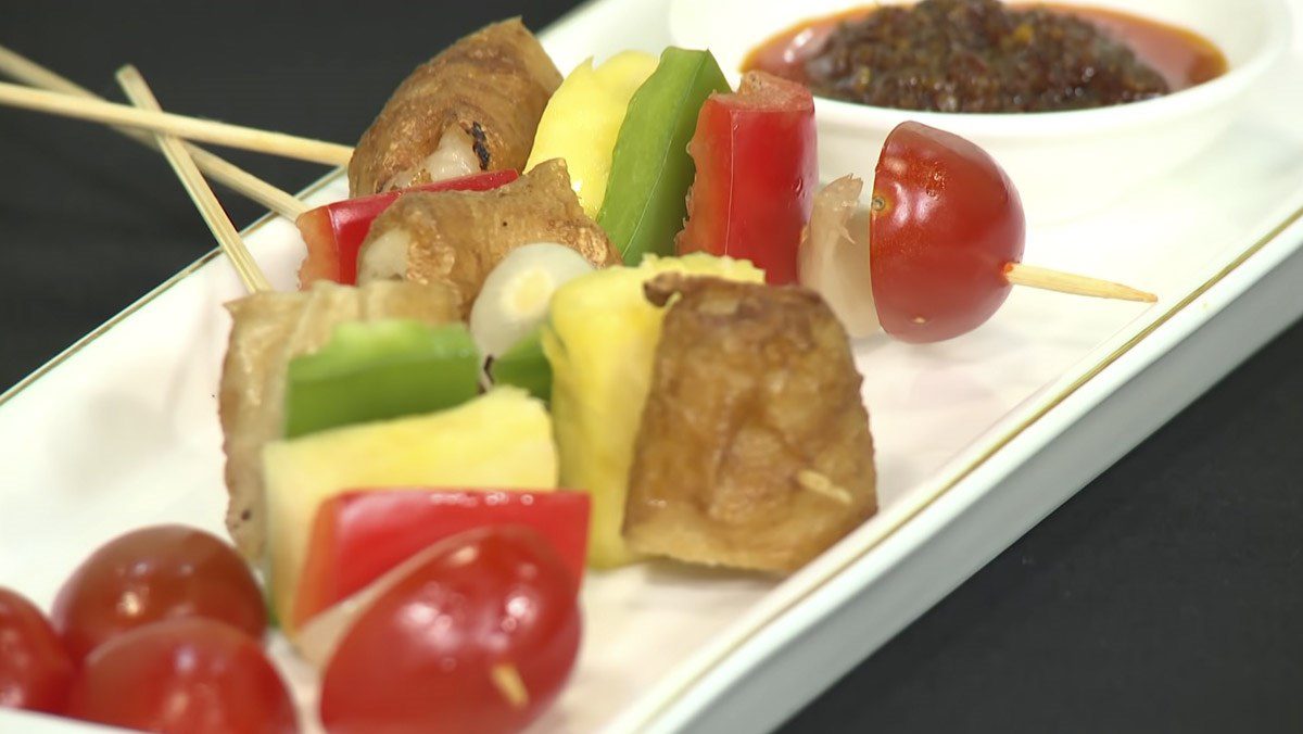 2 ways to make delicious and easy grilled tofu noodles with fermented soybean dip and grilled vegetables 20 Grilled Vegetable Noodles