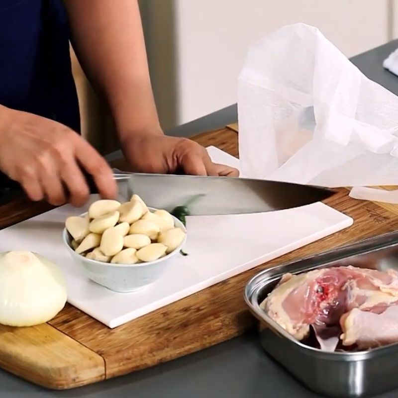 Step 2 Prepare other ingredients Korean-style Chicken Noodles