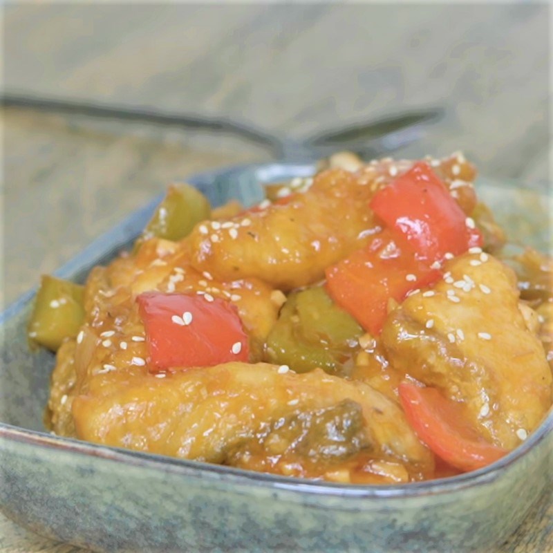 Step 7 Final Product Sweet and Sour Basa Fish Fillet