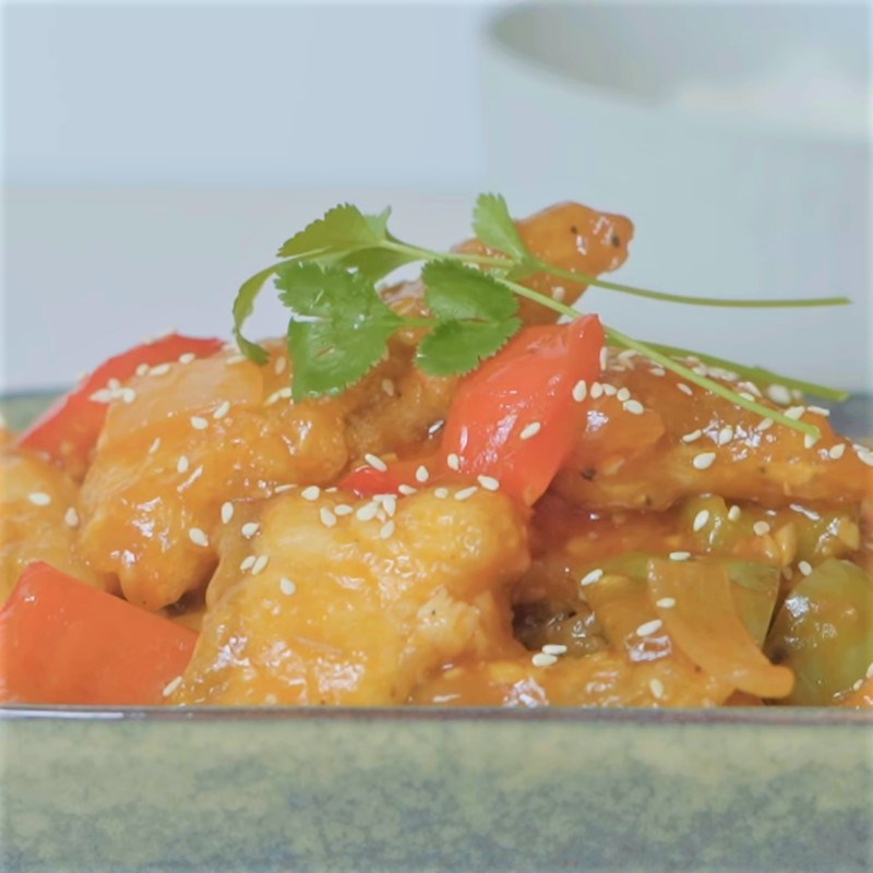 Step 7 Final Product Sweet and Sour Basa Fish Fillet