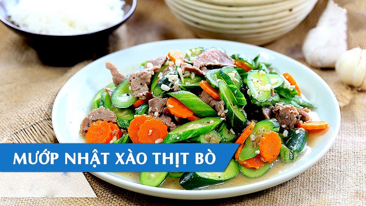 Stir-fried Japanese Squash with Beef