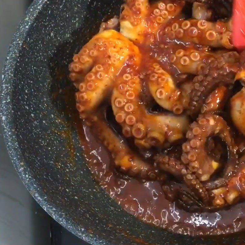 Step 4 Fried Octopus with Garlic Butter Fried Octopus with Garlic Butter