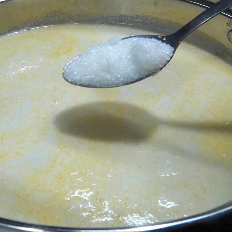 Step 5 Cooking crab noodle soup Crab noodle soup with coconut milk