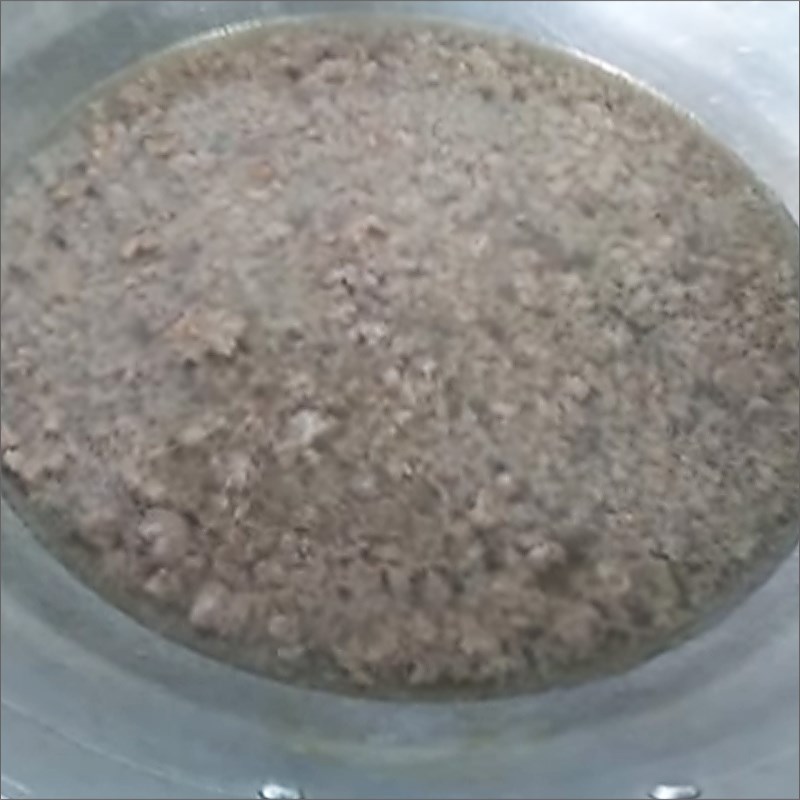 Step 1 Cooking fish and minced meat Chèo dipping sauce