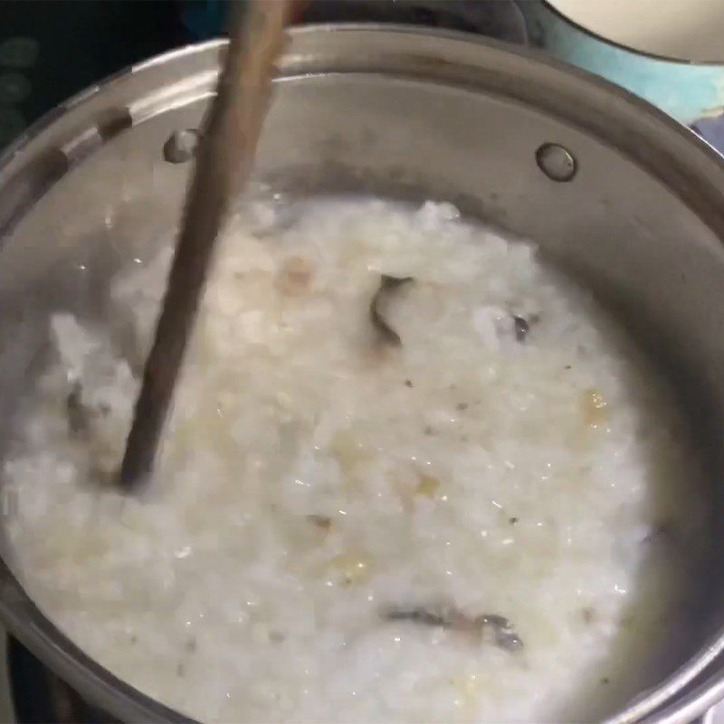 Step 3 Cook the porridge Clam Porridge
