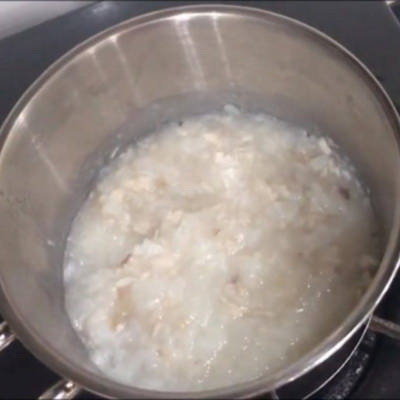 Step 3 Cooking porridge with carp and amaranth