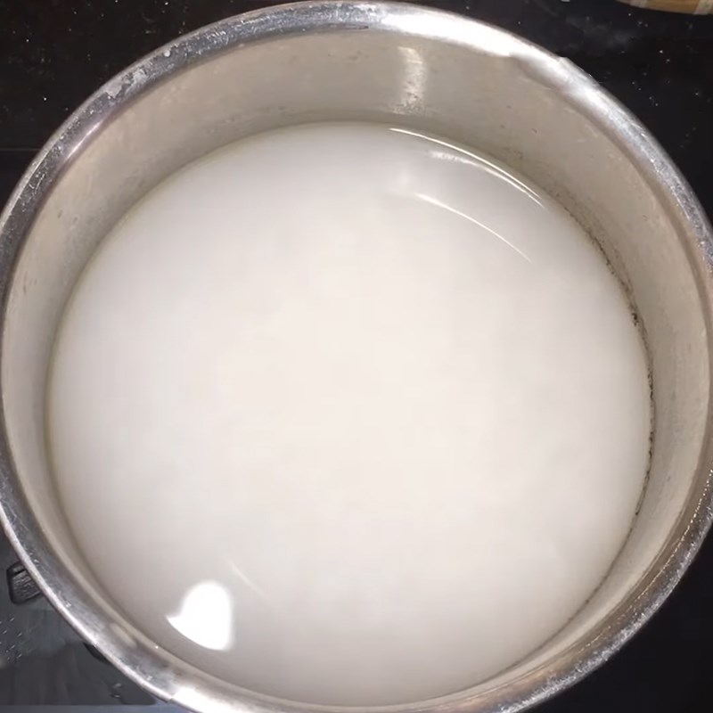 Step 5 Cooking the porridge Beef porridge with beetroot