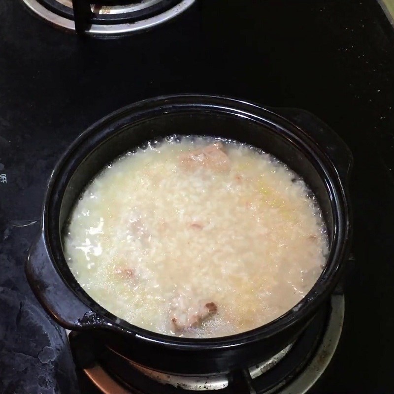 Step 4 Cooking Porridge Taiwanese Pork Rib Porridge