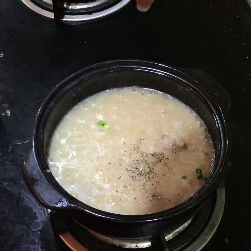 Step 4 Cooking Porridge Taiwanese Pork Rib Porridge