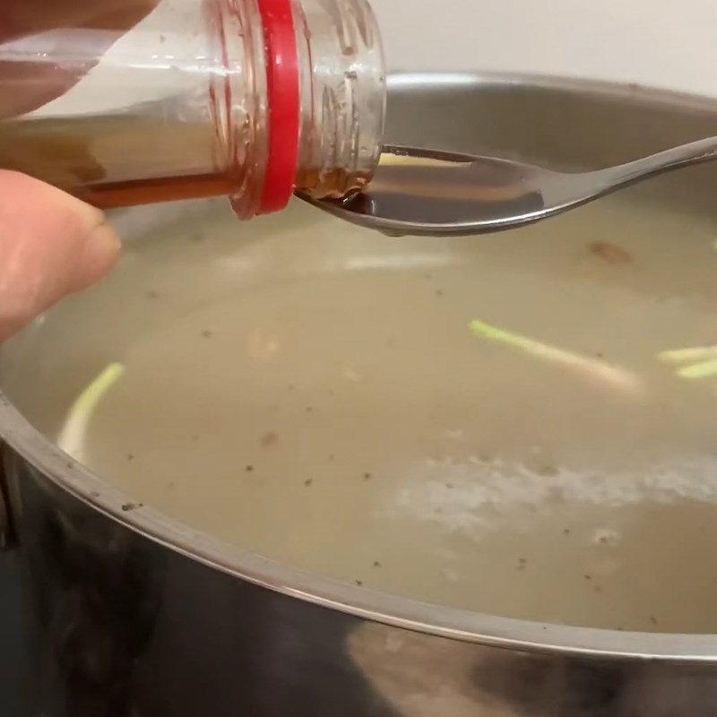Step 6 Cooking Chicken Rice Porridge