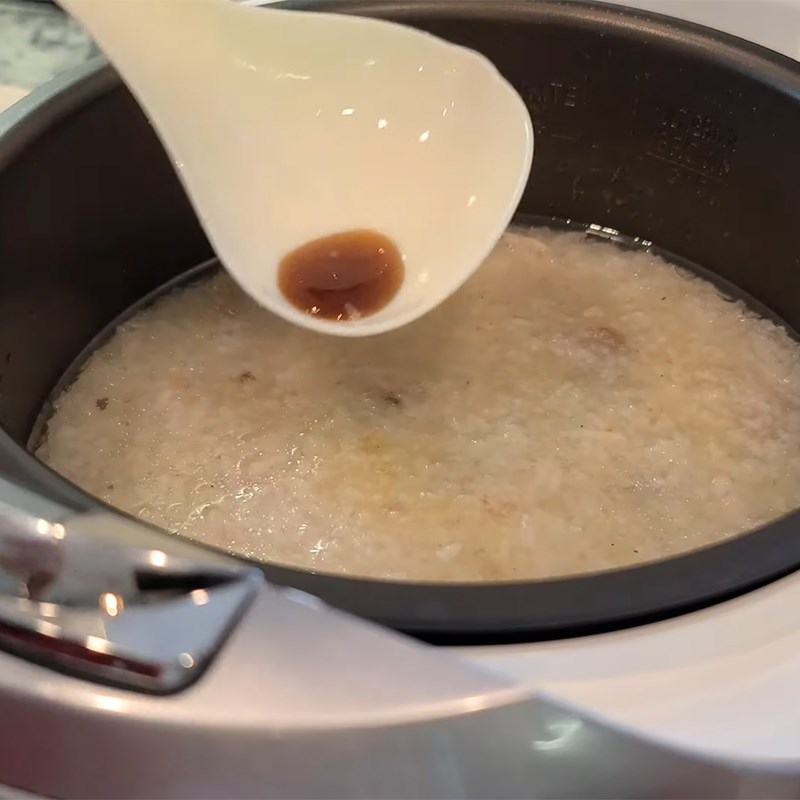 Step 2 Cooking Pork Rib Porridge Porridge cooked with Cuckoo rice cooker