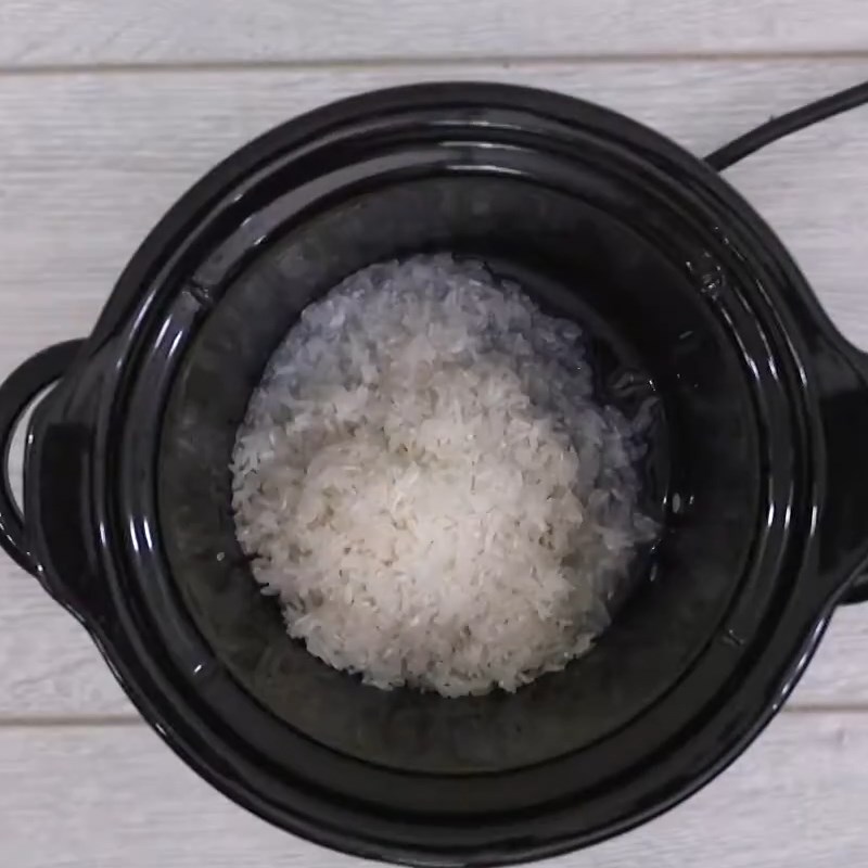 Step 2 Cook the white porridge White Radish Porridge
