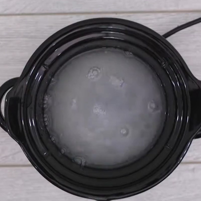 Step 2 Cook the white porridge White Radish Porridge