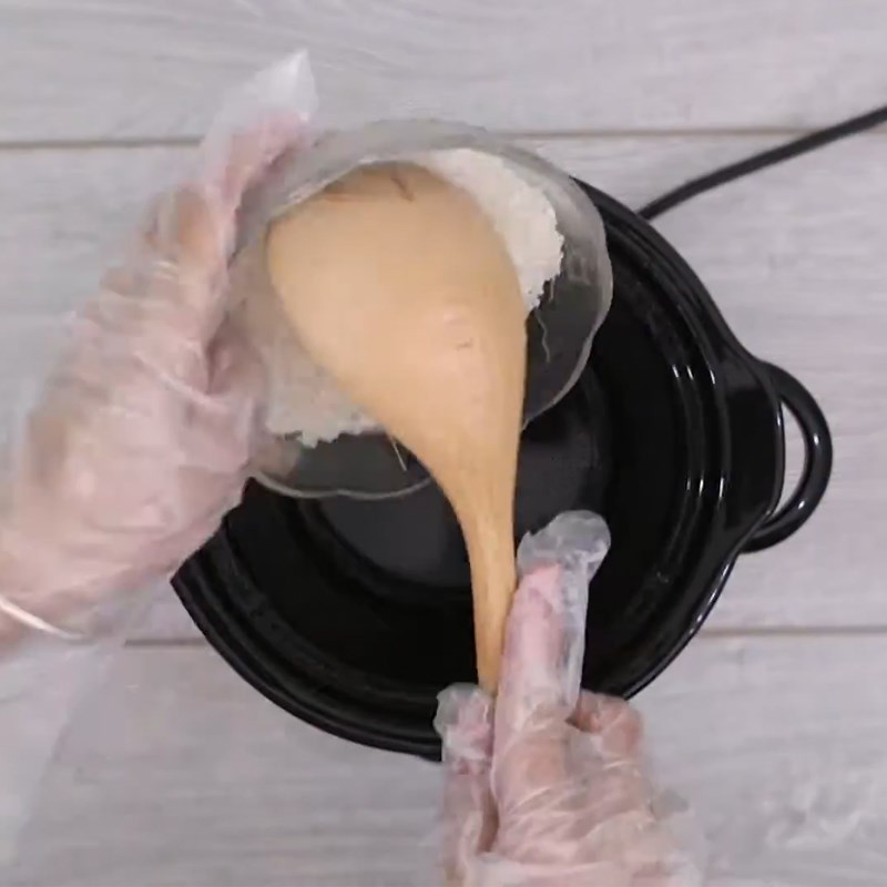 Step 2 Cook the white porridge White Radish Porridge