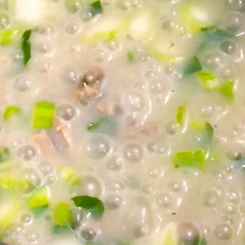 Step 4 Cooking and Blending Porridge Chicken Liver Porridge with Broccoli