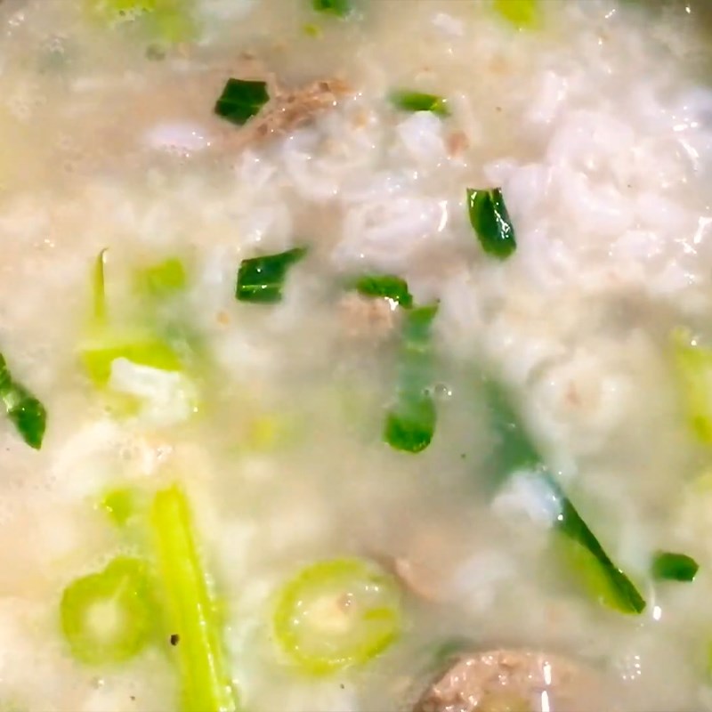 Step 4 Cooking and Blending Porridge Chicken Liver Porridge with Broccoli