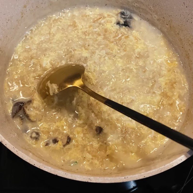 Step 3 Cook chicken egg oatmeal Chicken egg oatmeal