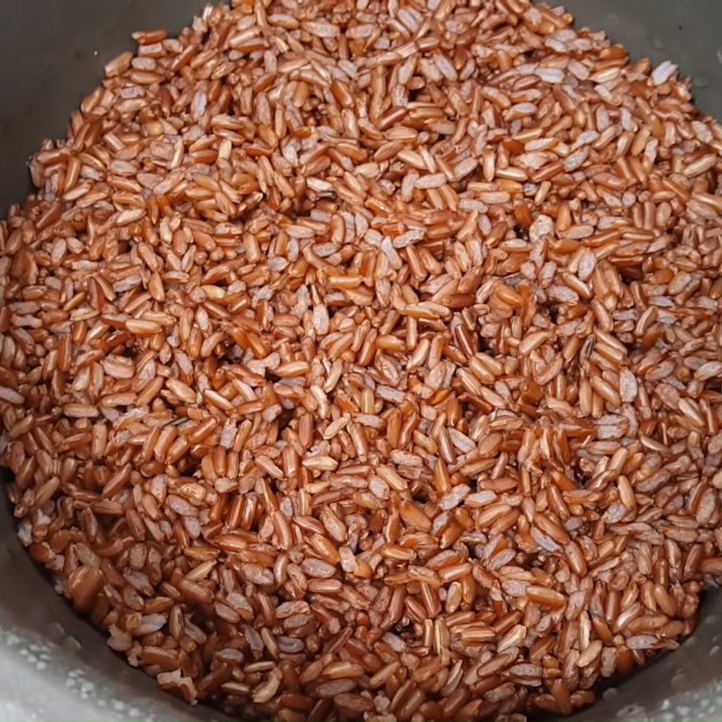Step 2 Cook rice with brown rice Brown Rice with Sesame Salt