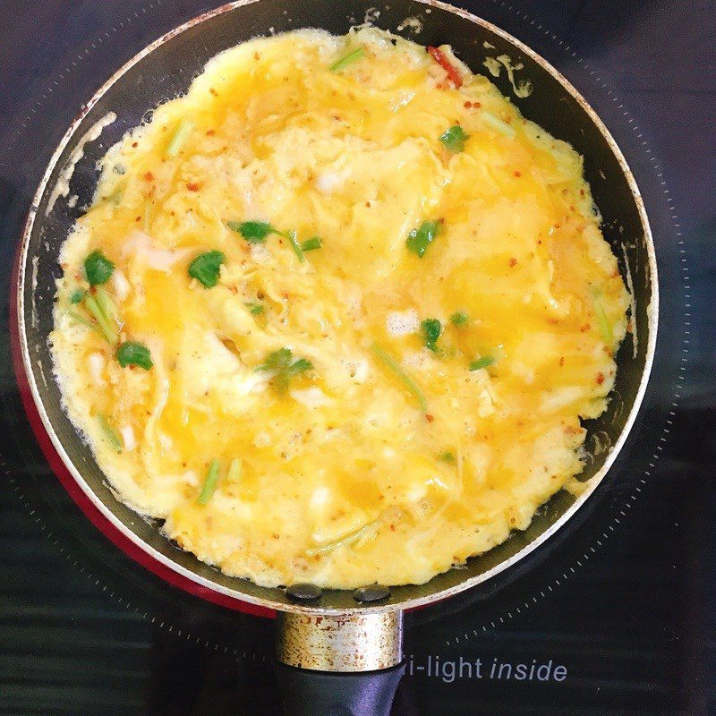 Step 2 Cook rice and fry eggs for Korean Kimbap