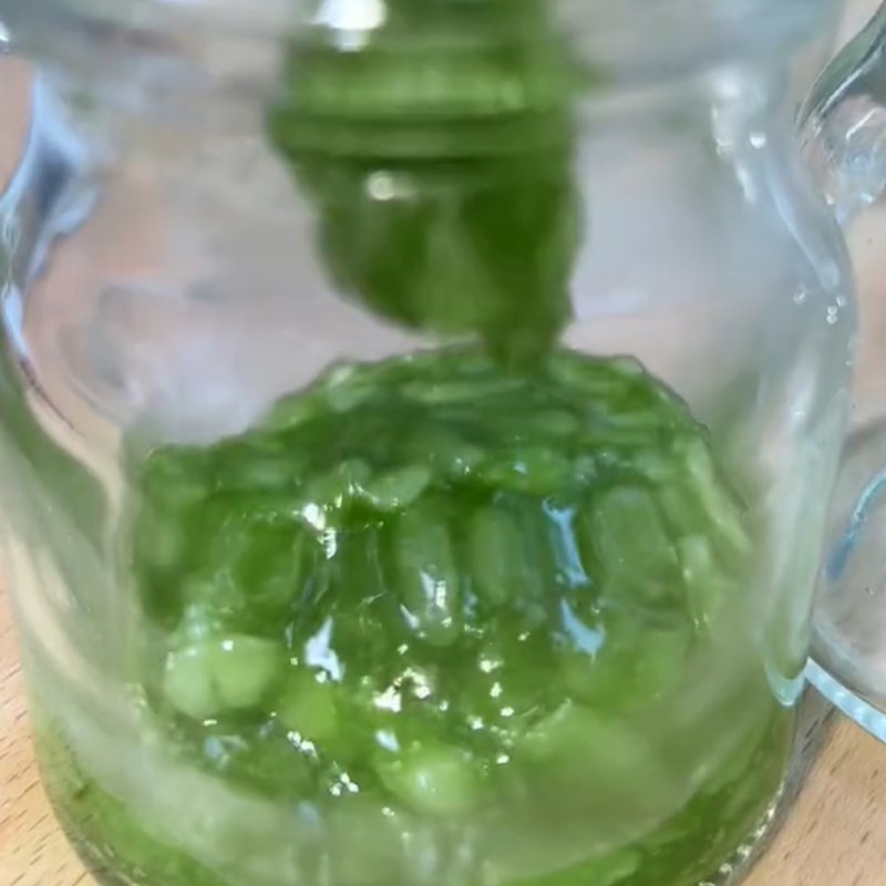 Step 3 Cooking green sticky rice Green sticky rice yogurt (Recipe shared from Tiktok Cooking with TasteVN)
