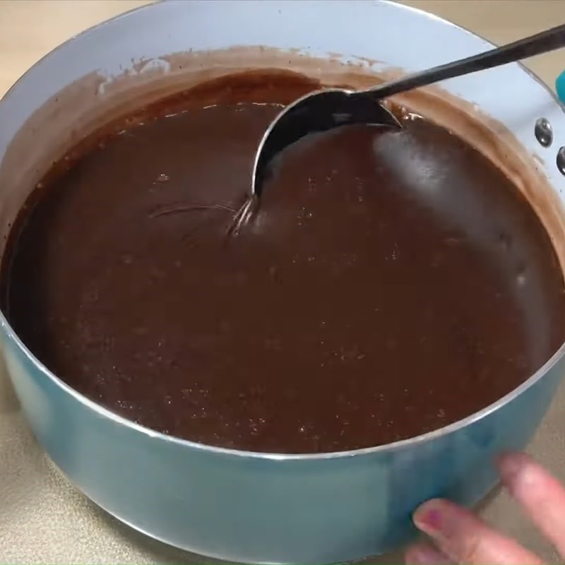 Step 3 Cooking Pudding Black Bean Pudding with Sago Flour