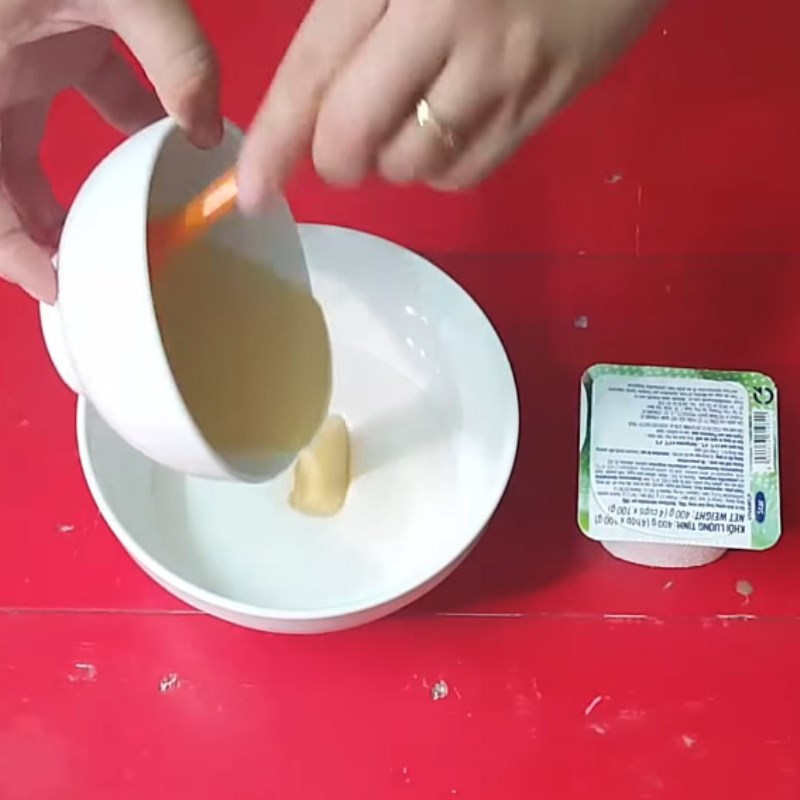 Step 5 Cooking the coconut milk mixture and finishing Pandan jelly with soy milk