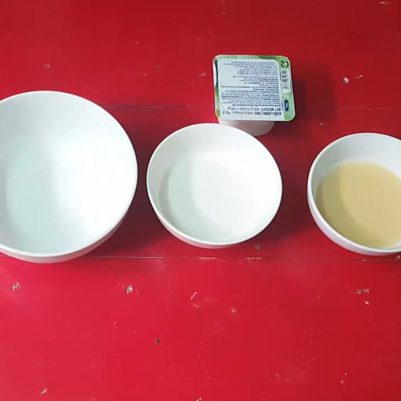 Step 5 Cooking the coconut milk mixture and finishing Pandan jelly with soy milk