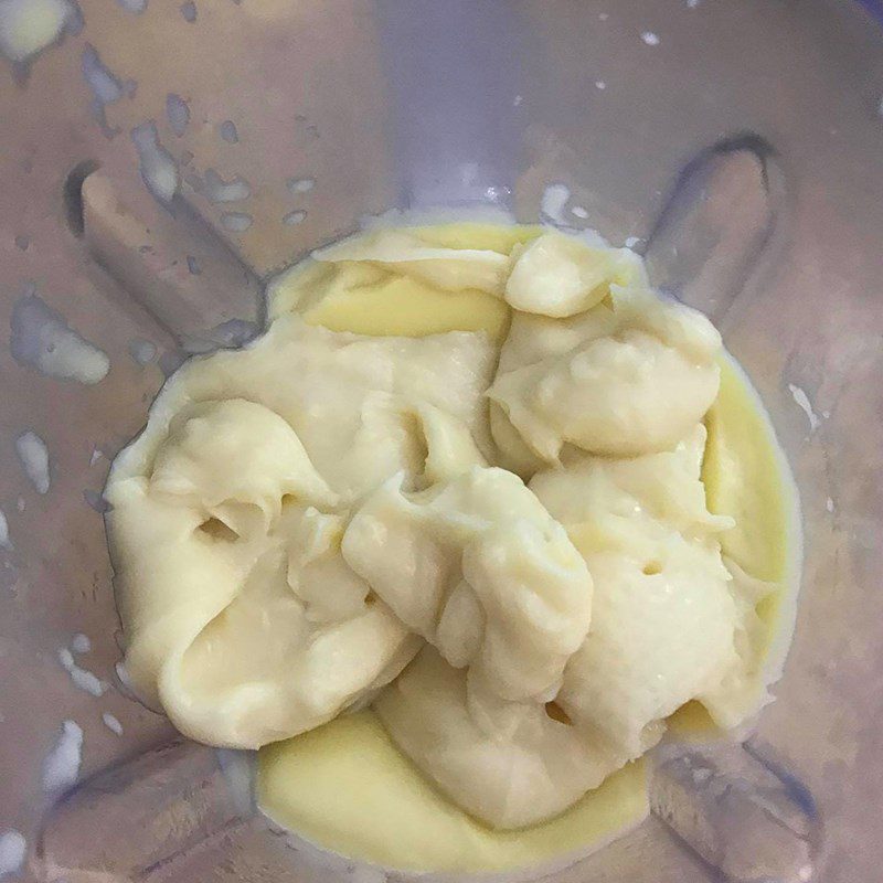 Step 3 Cook the bean milk mixture Mung bean coconut milk using a blender