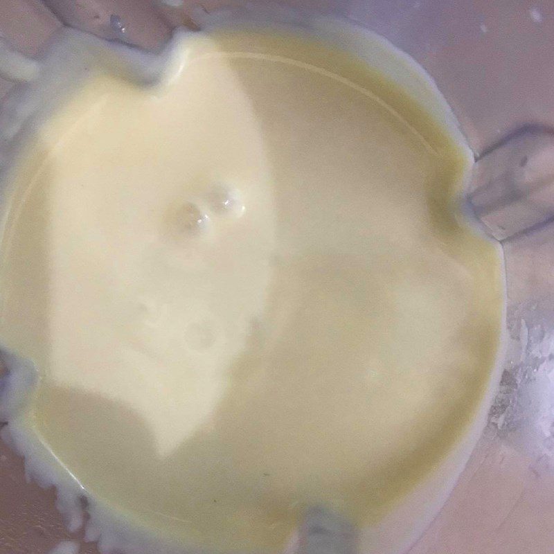 Step 3 Cook the bean milk mixture Mung bean coconut milk using a blender