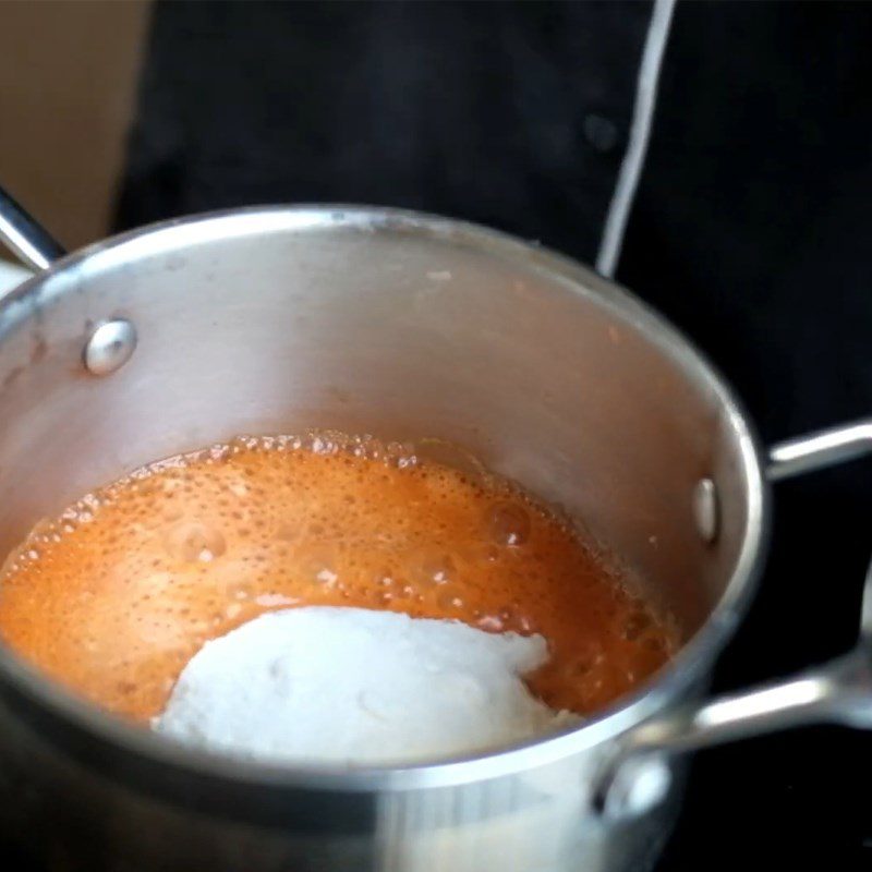 Step 2 Cook the milk tea mixture Blended milk tea