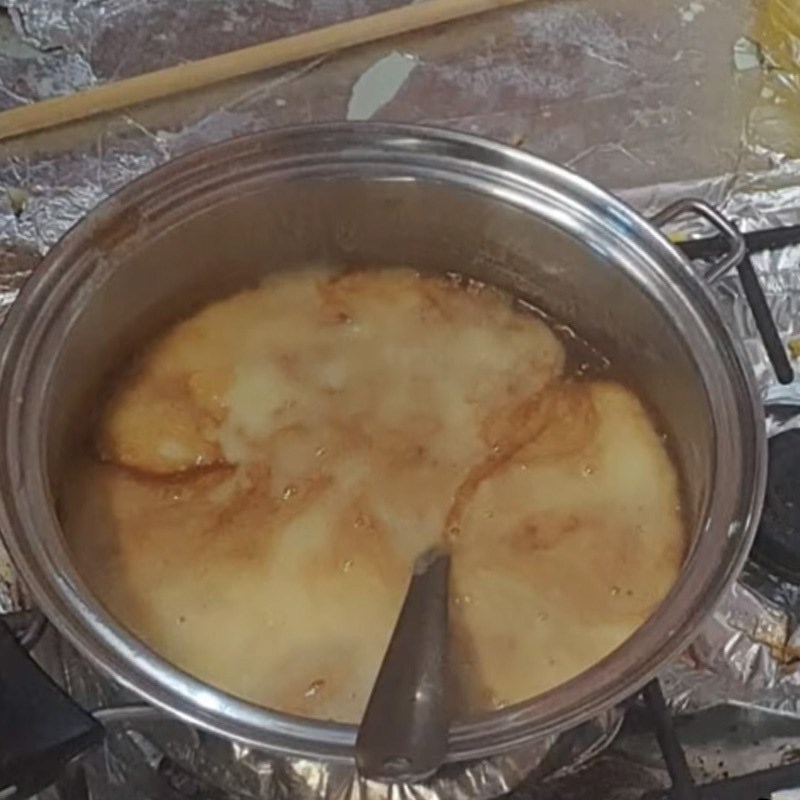 Step 4 Cooking the dipping fish sauce for tuna hot pot with vinegar