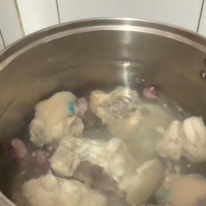 Step 3 Cook the broth Pork Bone and Chicken Feet Noodles