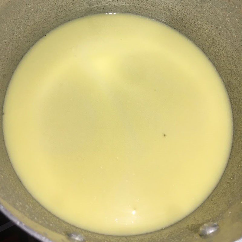 Step 2 Make corn milk jelly Corn milk jelly