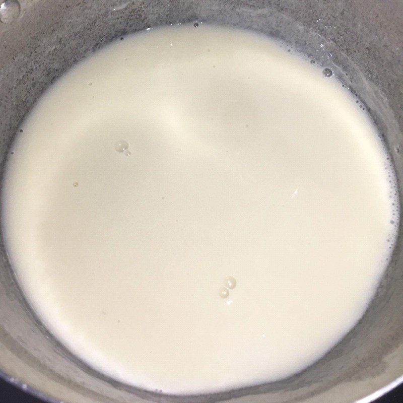 Step 2 Cook condensed milk jelly