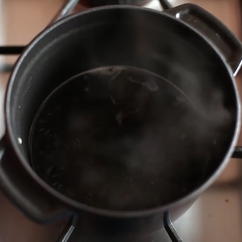 Step 2 Cook wine for Cheese Fondue