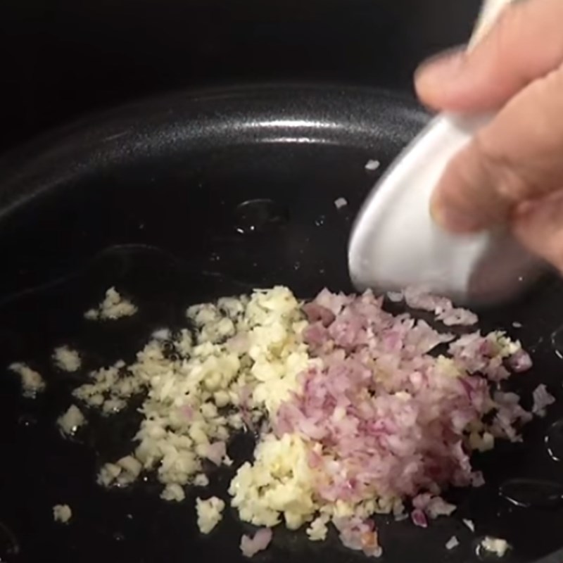 Step 3 Make the sauce for Fish Salad