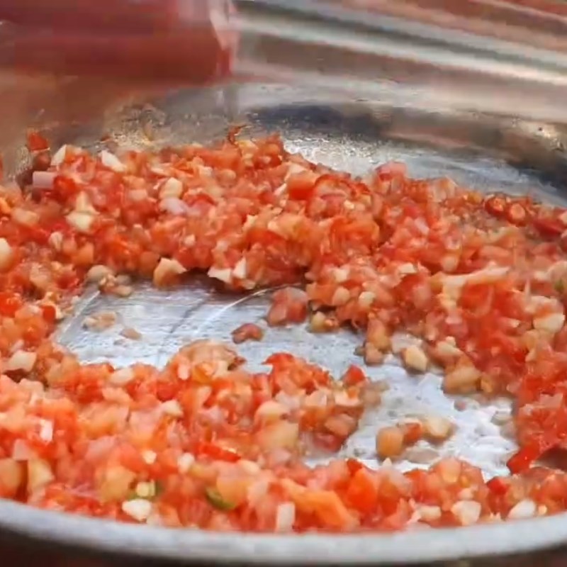 Step 3 Make the sauce for Fish Salad
