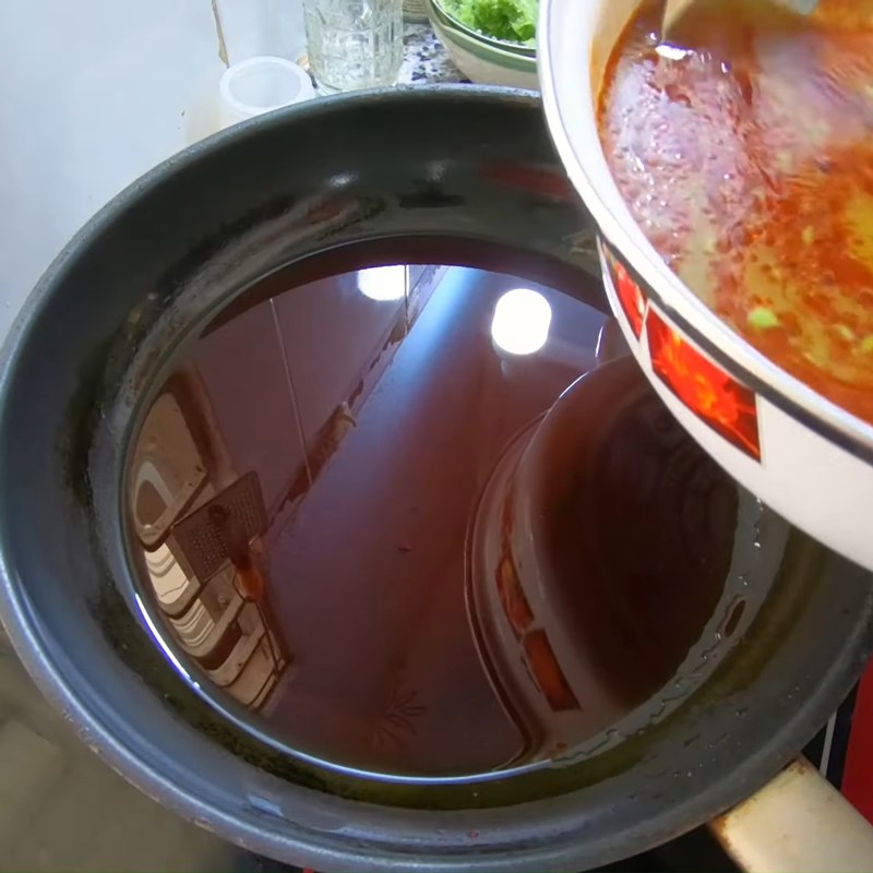 Step 4 Cook the marinade seasoning sauce Marinade seasoning for grilled food