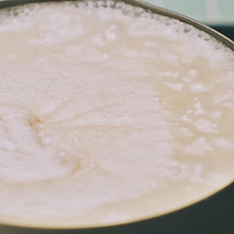 Step 4 Cooking lotus seed oatmeal milk Oatmeal lotus seed milk