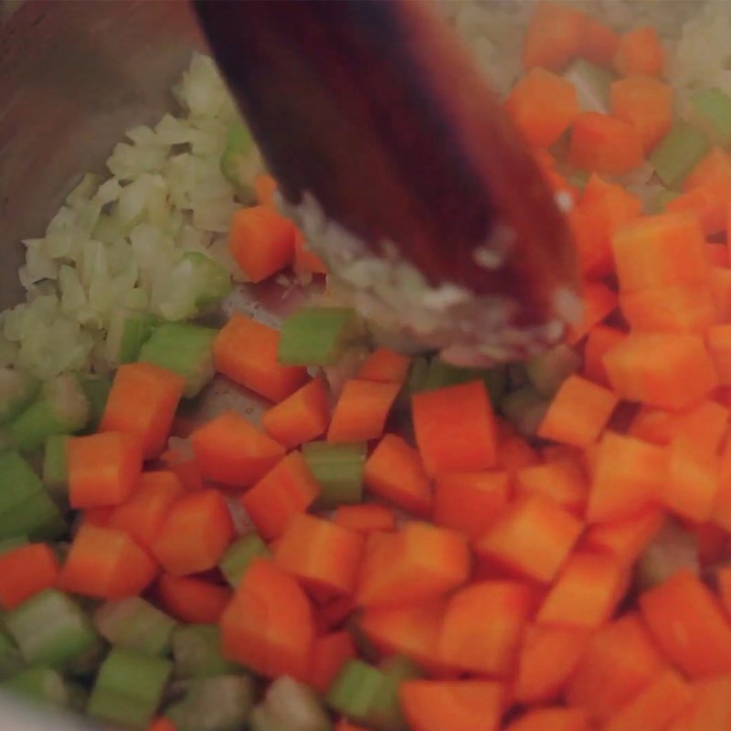Step 3 Cook soup Pea soup with cold meat
