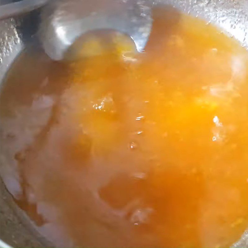 Step 3 Cook peach jelly