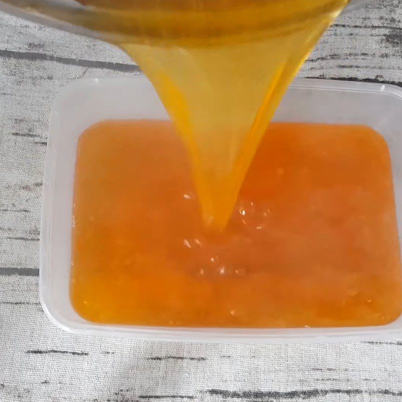 Step 3 Cook peach jelly