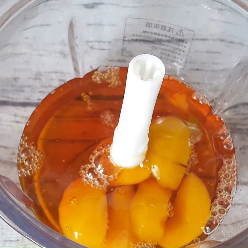 Step 3 Cook peach jelly