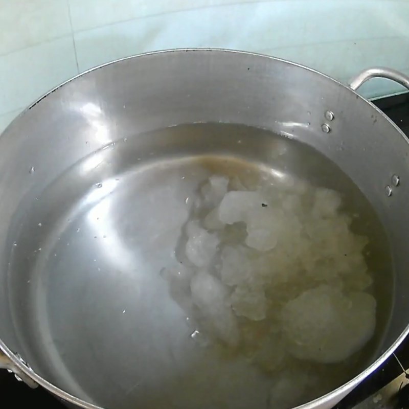 Step 3 Cook coconut jelly with chia seeds Coconut jelly with chia seeds