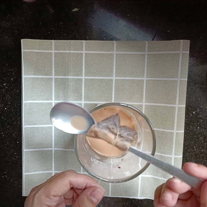 Step 3 Make red bean milk tea Red bean milk tea