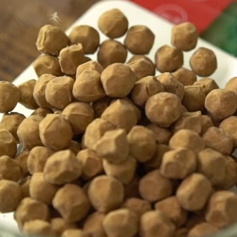 Step 2 Cooking tapioca pearls Roasted rice milk tea tapioca pearls