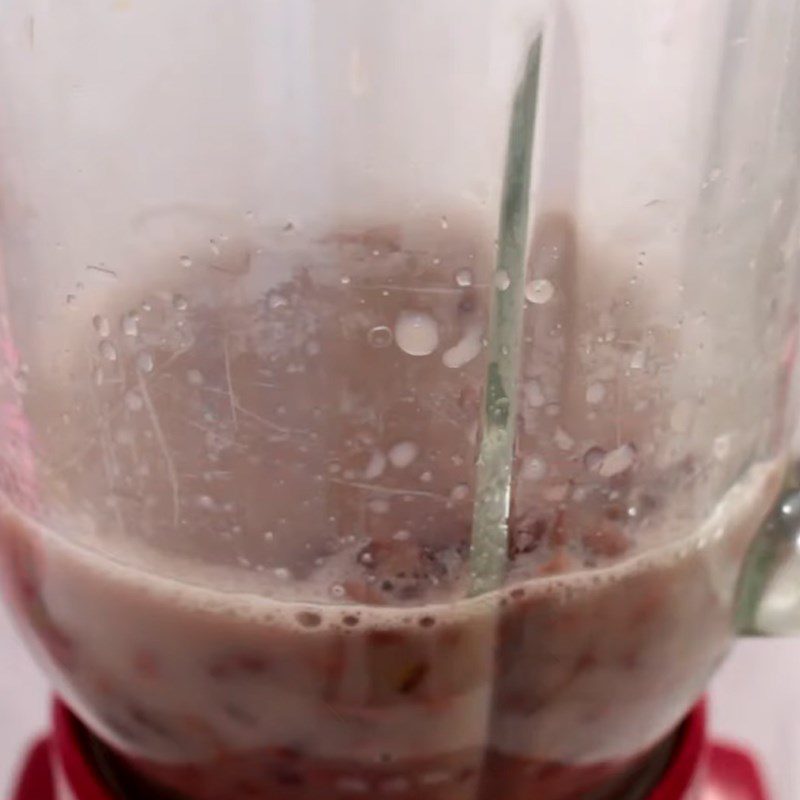 Step 2 Cook and blend red bean Red bean milk