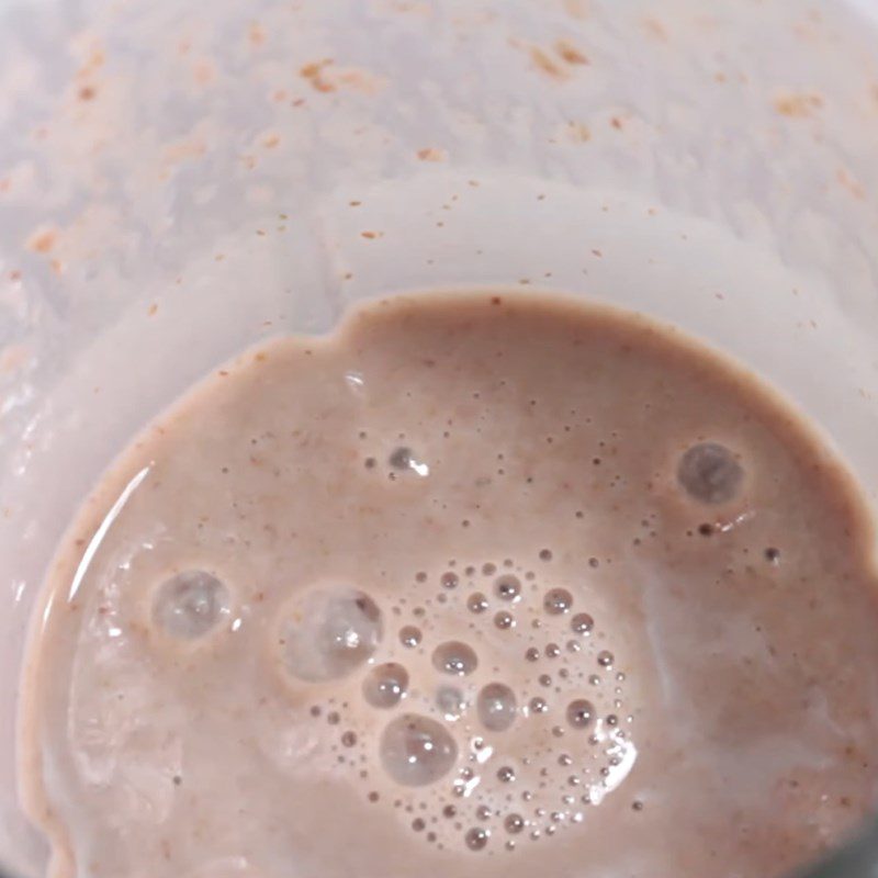 Step 2 Cook and blend red bean Red bean milk
